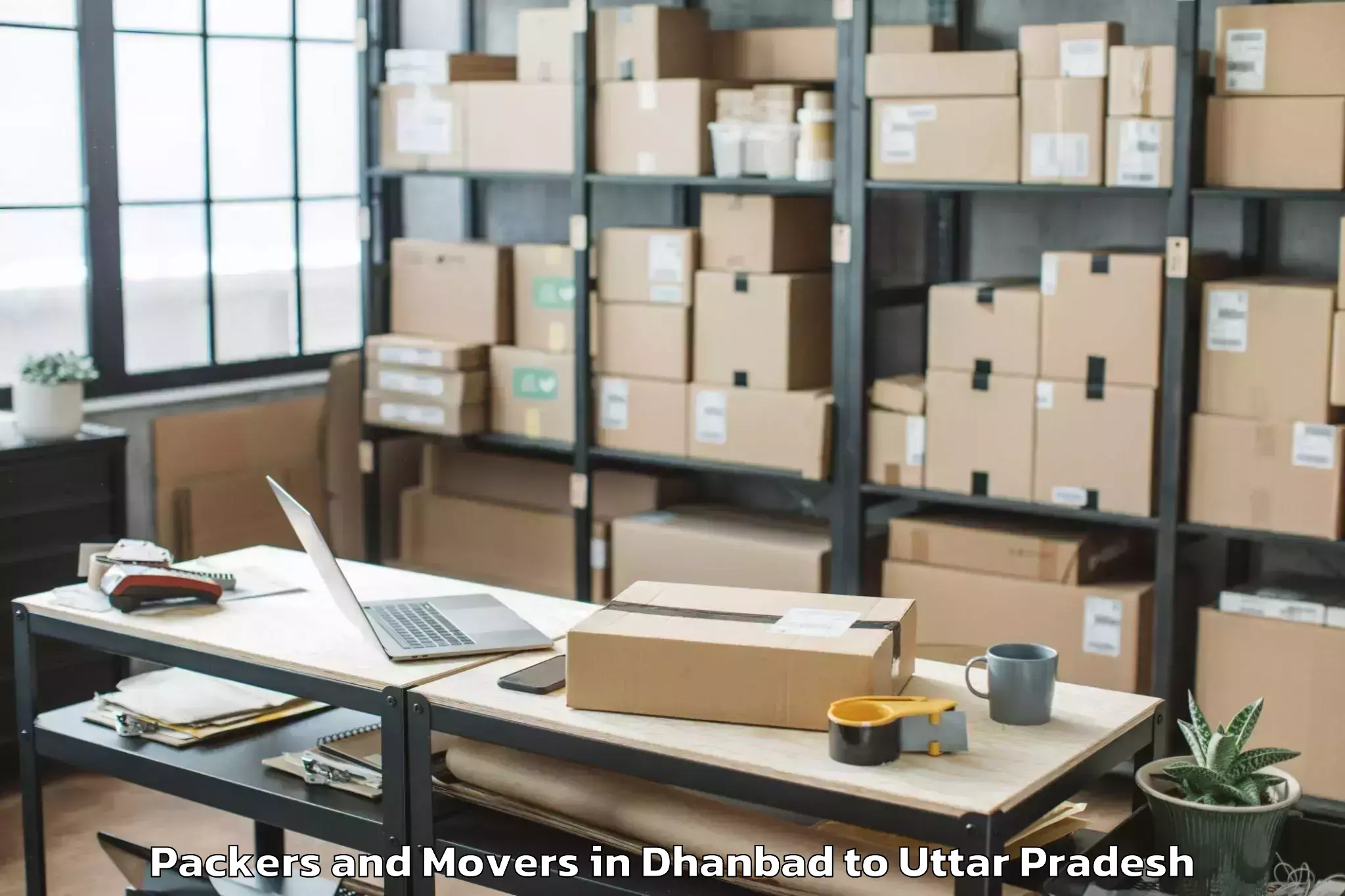 Expert Dhanbad to Manikpur Packers And Movers